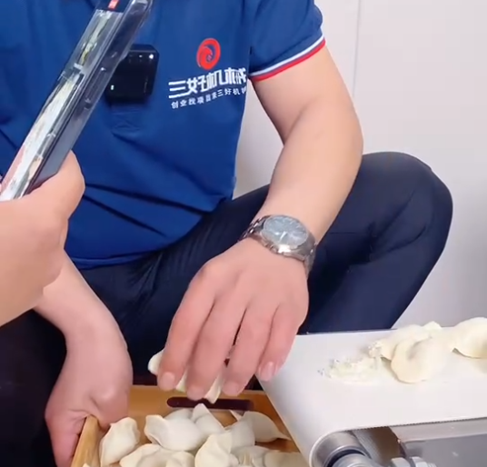 多功能餃子機(jī)制作素餡餃子